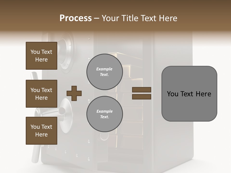 Vault Metal Objects PowerPoint Template