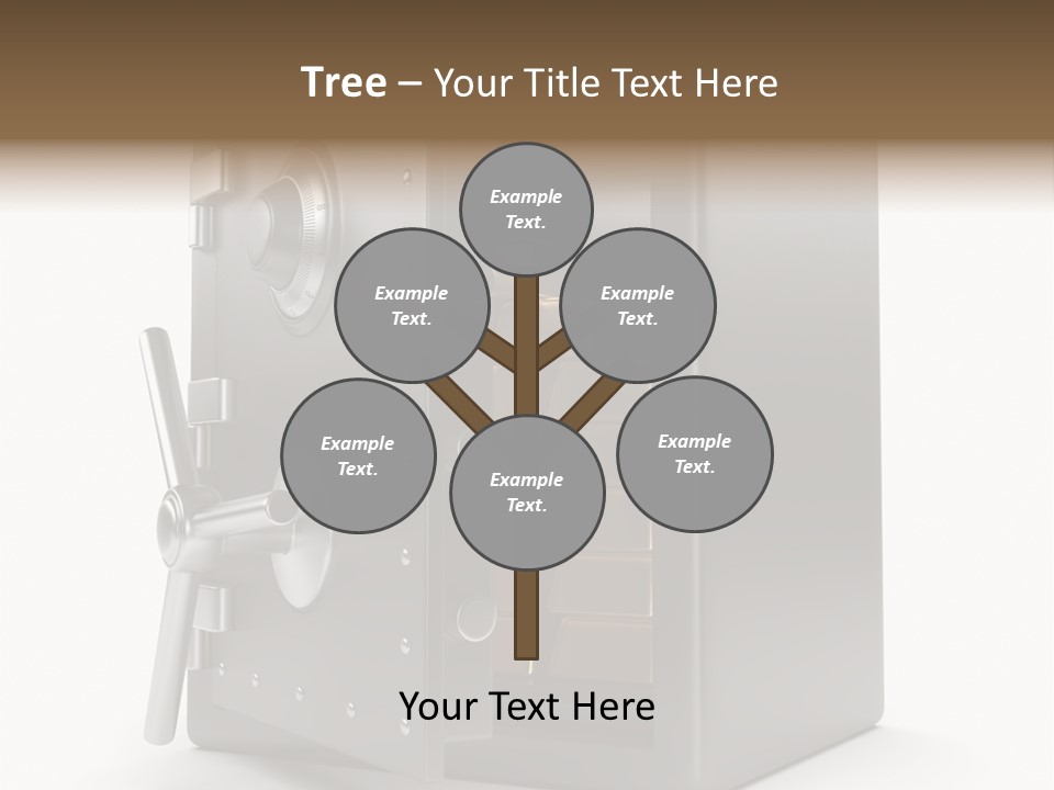 Vault Metal Objects PowerPoint Template