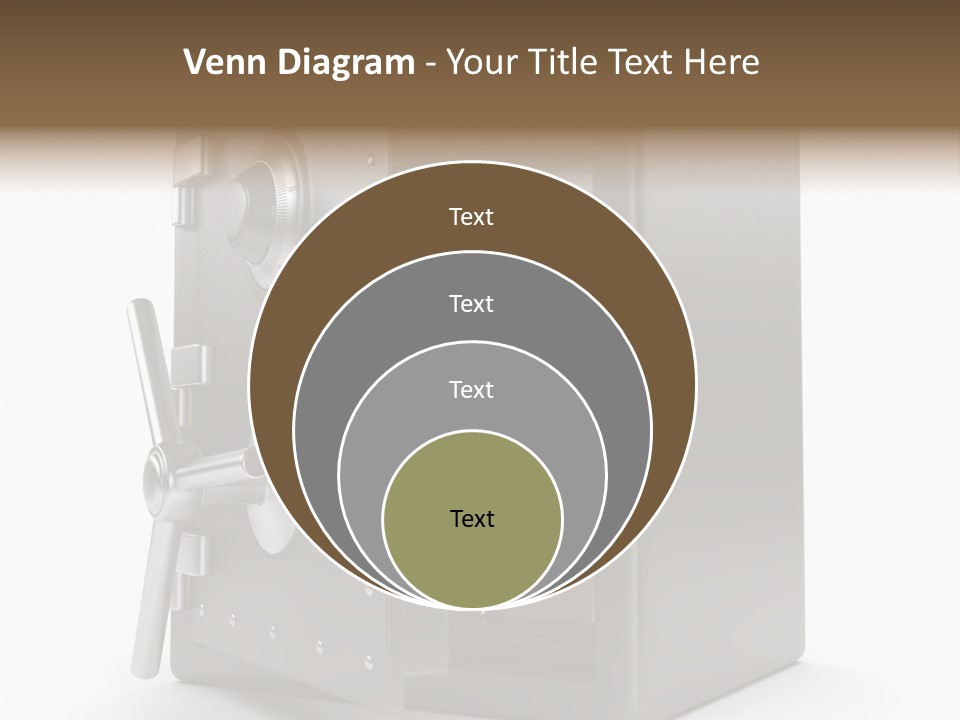 Vault Metal Objects PowerPoint Template