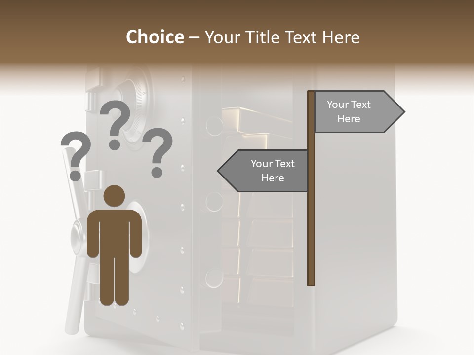 Vault Metal Objects PowerPoint Template