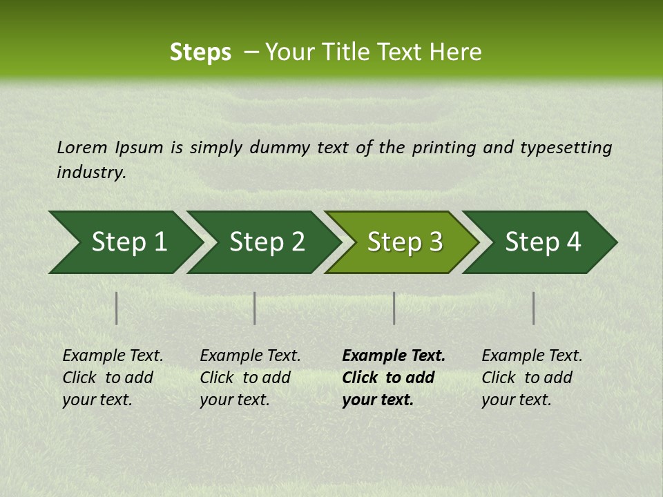 Plants Staircase Spring PowerPoint Template