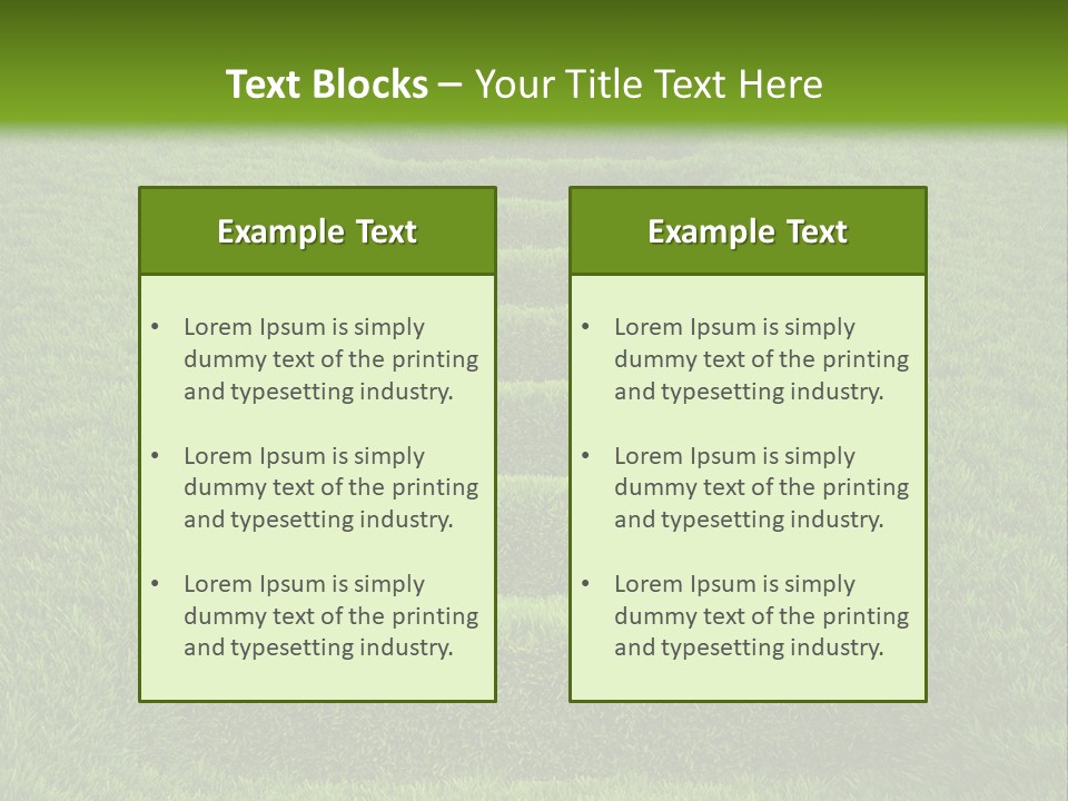 Plants Staircase Spring PowerPoint Template
