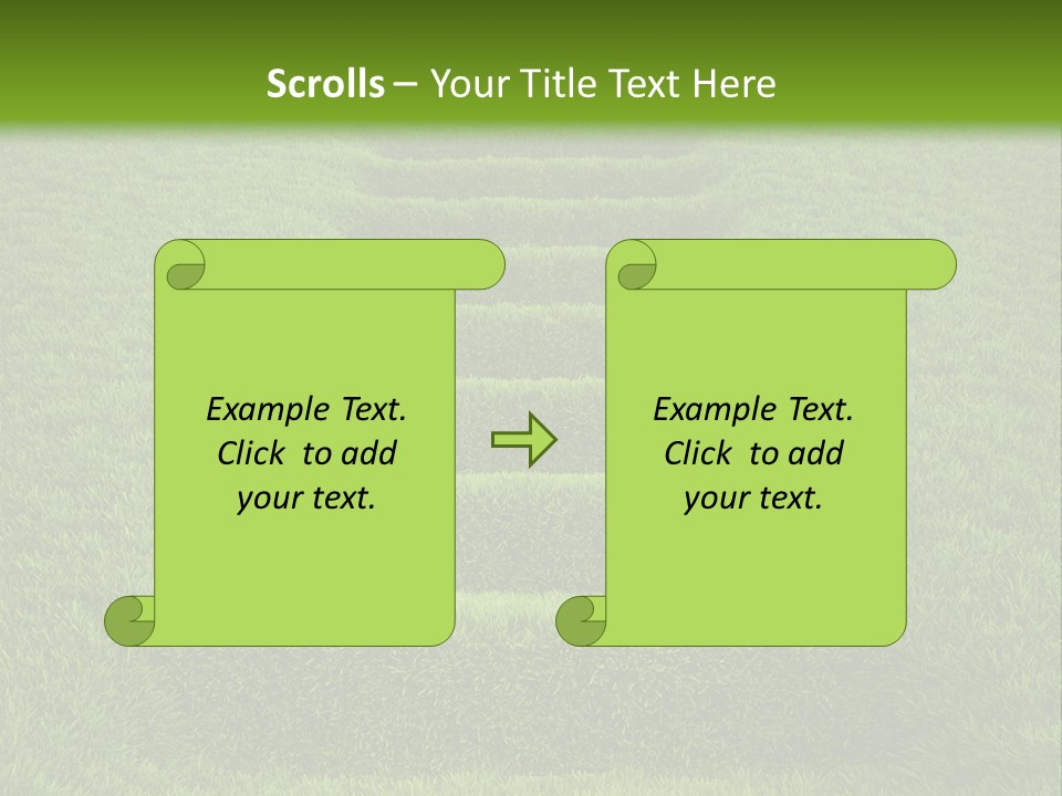 Plants Staircase Spring PowerPoint Template