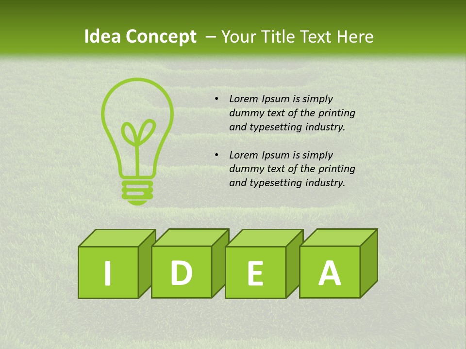 Plants Staircase Spring PowerPoint Template