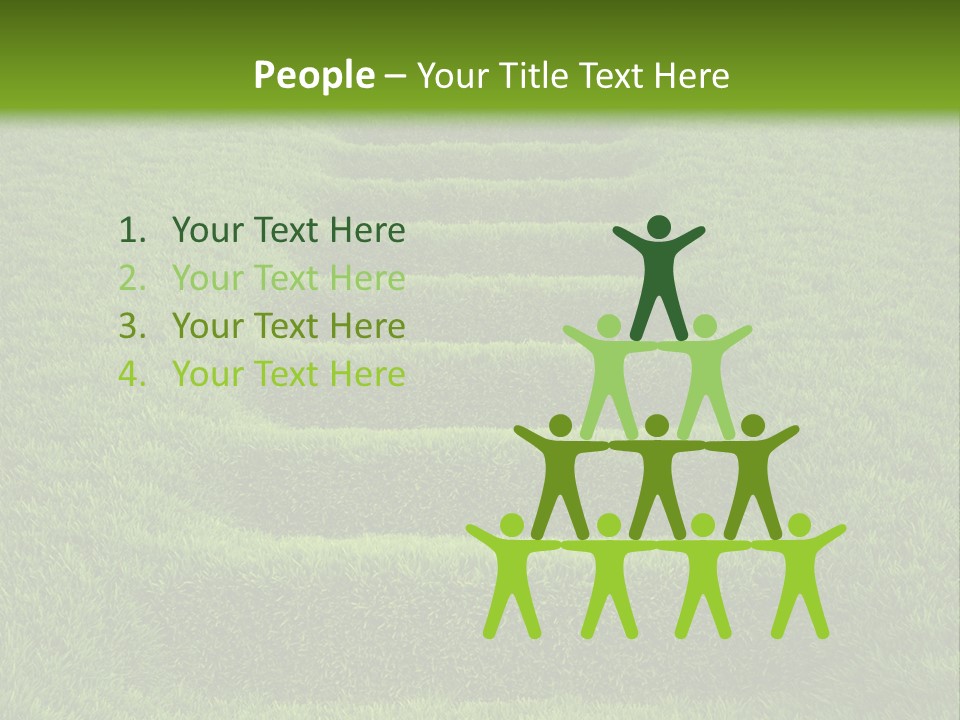 Plants Staircase Spring PowerPoint Template