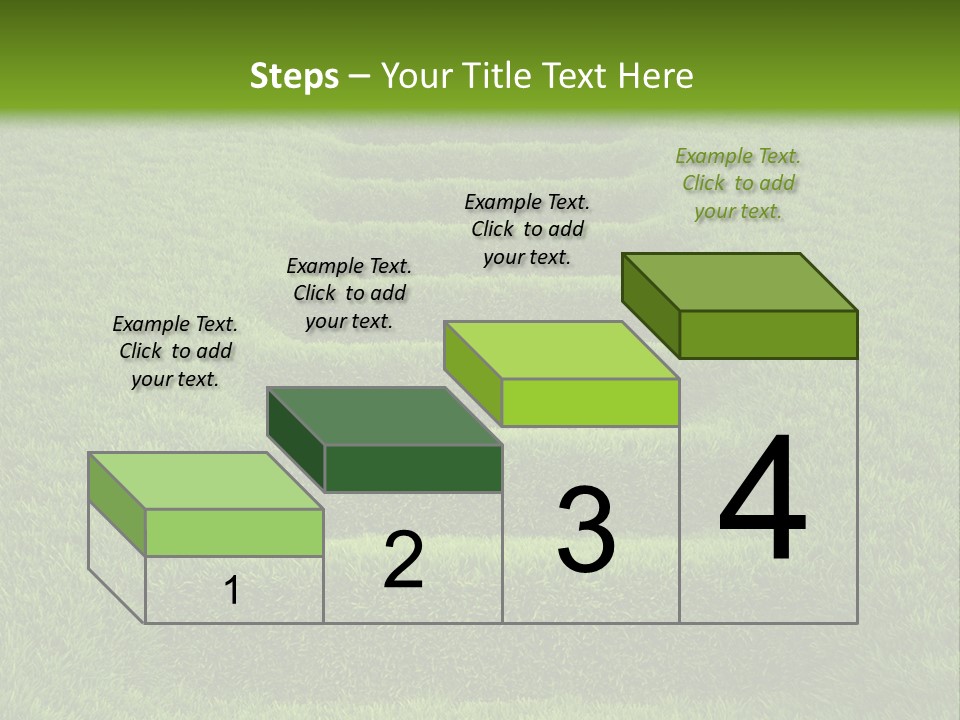 Plants Staircase Spring PowerPoint Template
