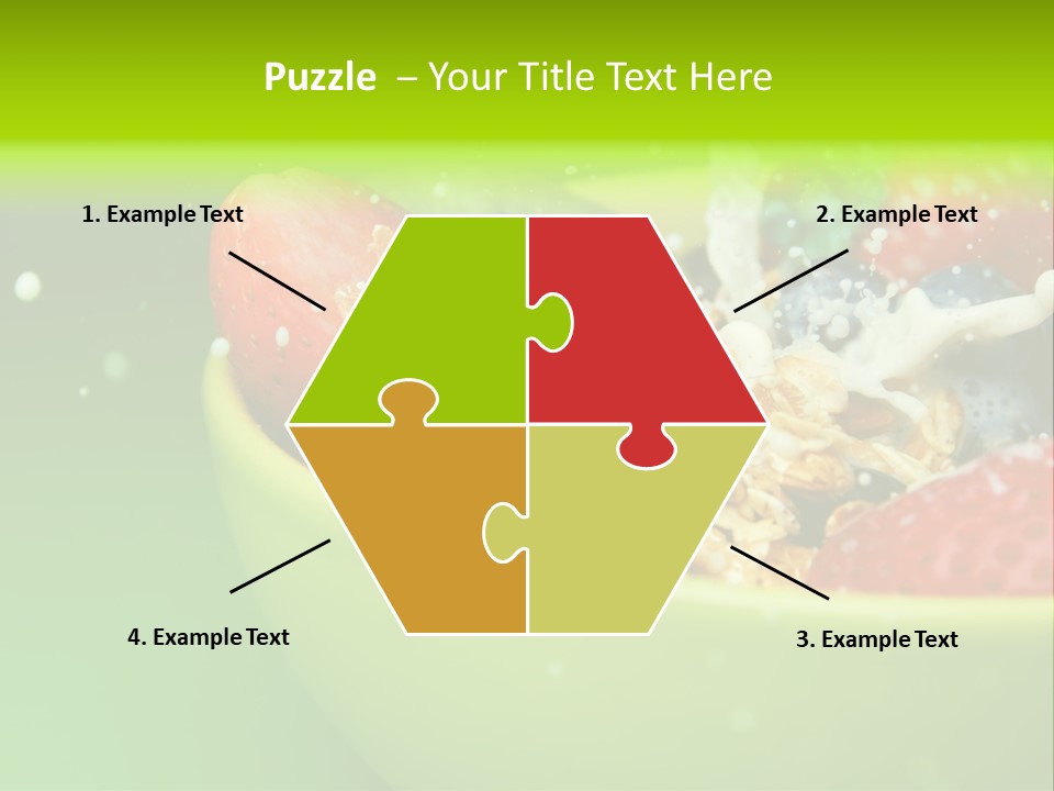 Raw Red Strawberry PowerPoint Template