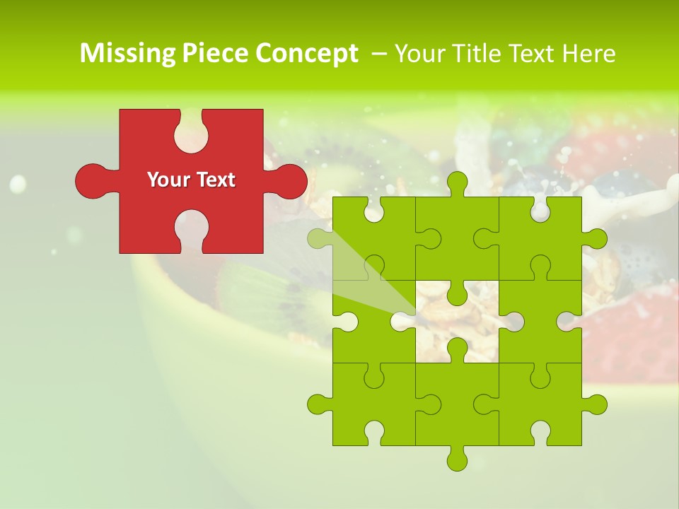 Raw Red Strawberry PowerPoint Template