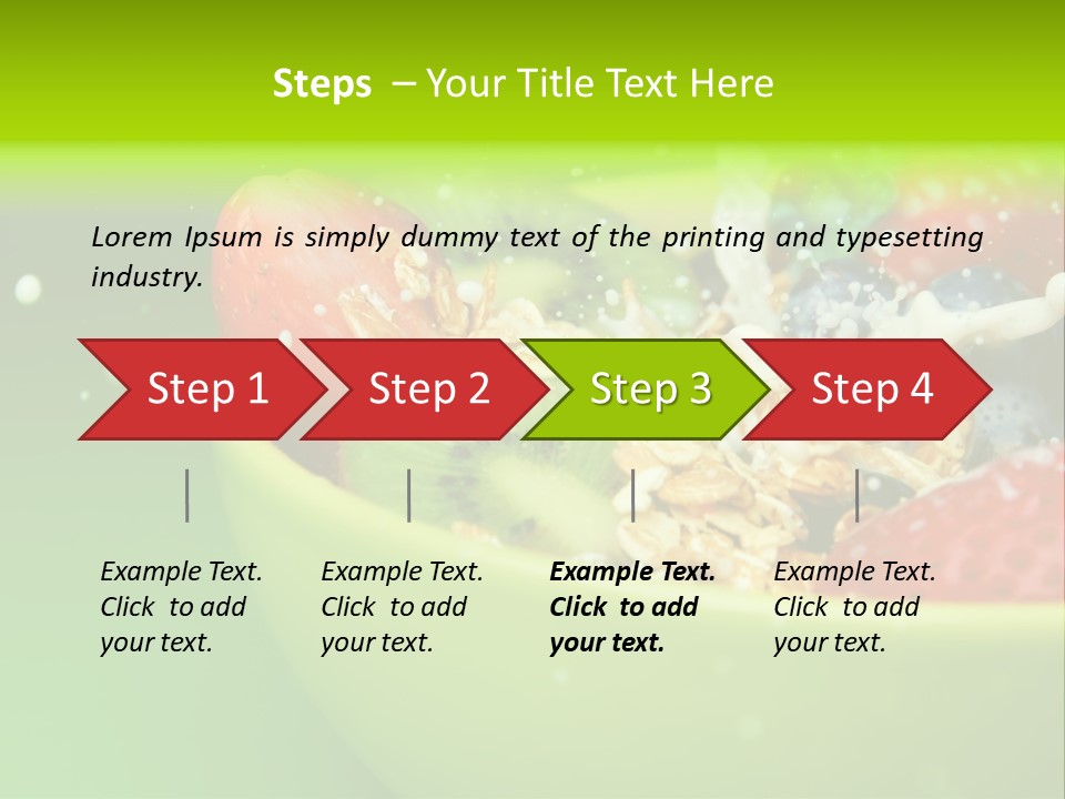 Raw Red Strawberry PowerPoint Template