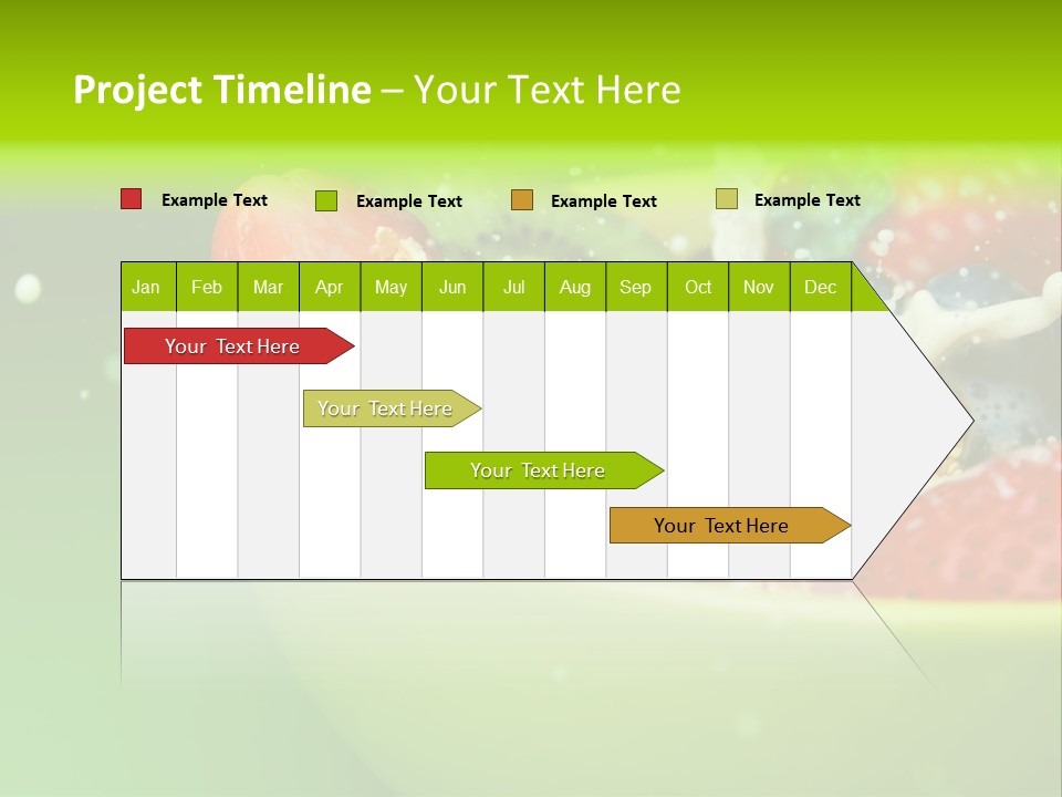 Raw Red Strawberry PowerPoint Template