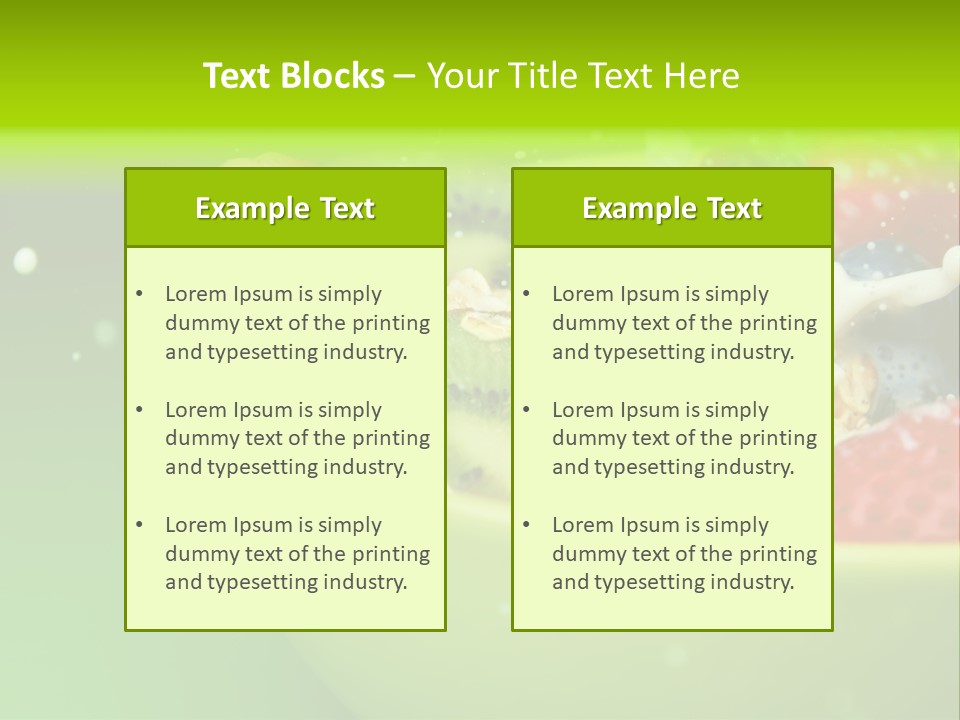 Raw Red Strawberry PowerPoint Template