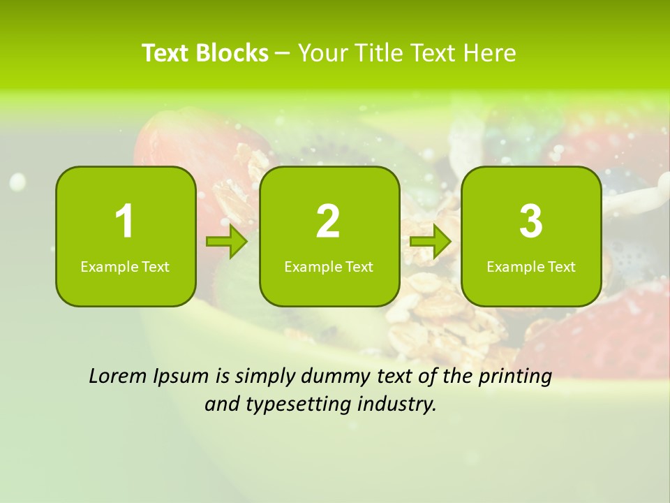 Raw Red Strawberry PowerPoint Template