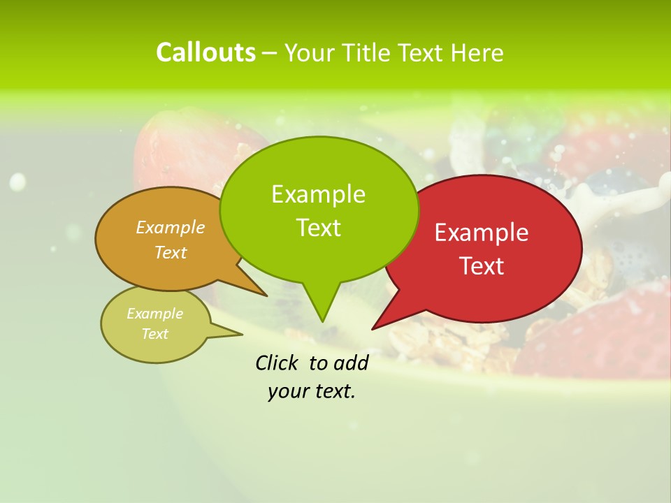 Raw Red Strawberry PowerPoint Template