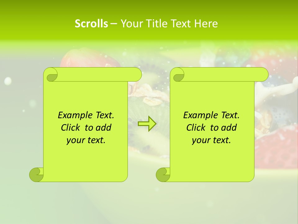 Raw Red Strawberry PowerPoint Template