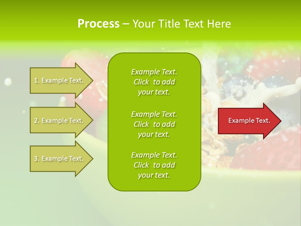 Raw Red Strawberry PowerPoint Template