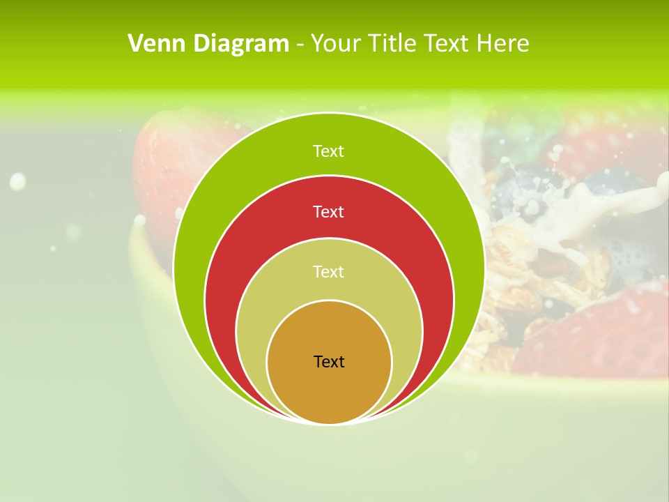 Raw Red Strawberry PowerPoint Template