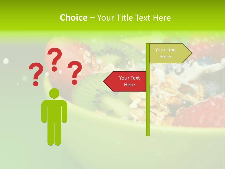 Raw Red Strawberry PowerPoint Template