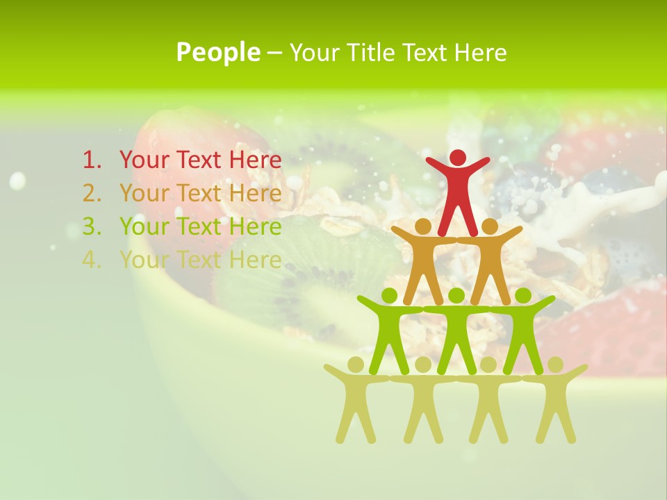 Raw Red Strawberry PowerPoint Template