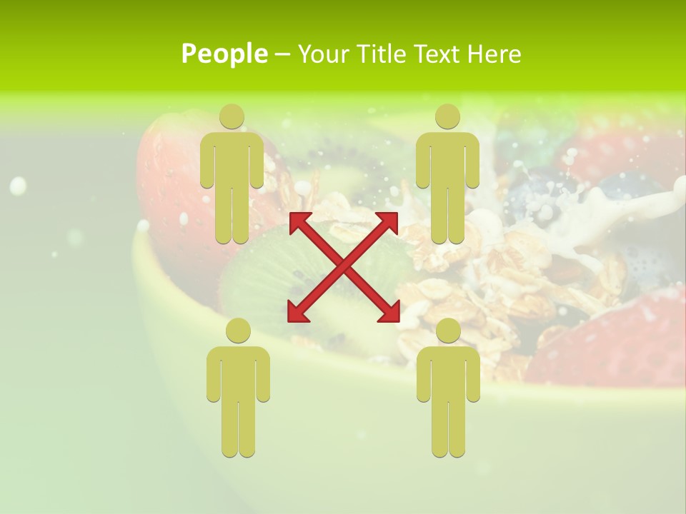 Raw Red Strawberry PowerPoint Template