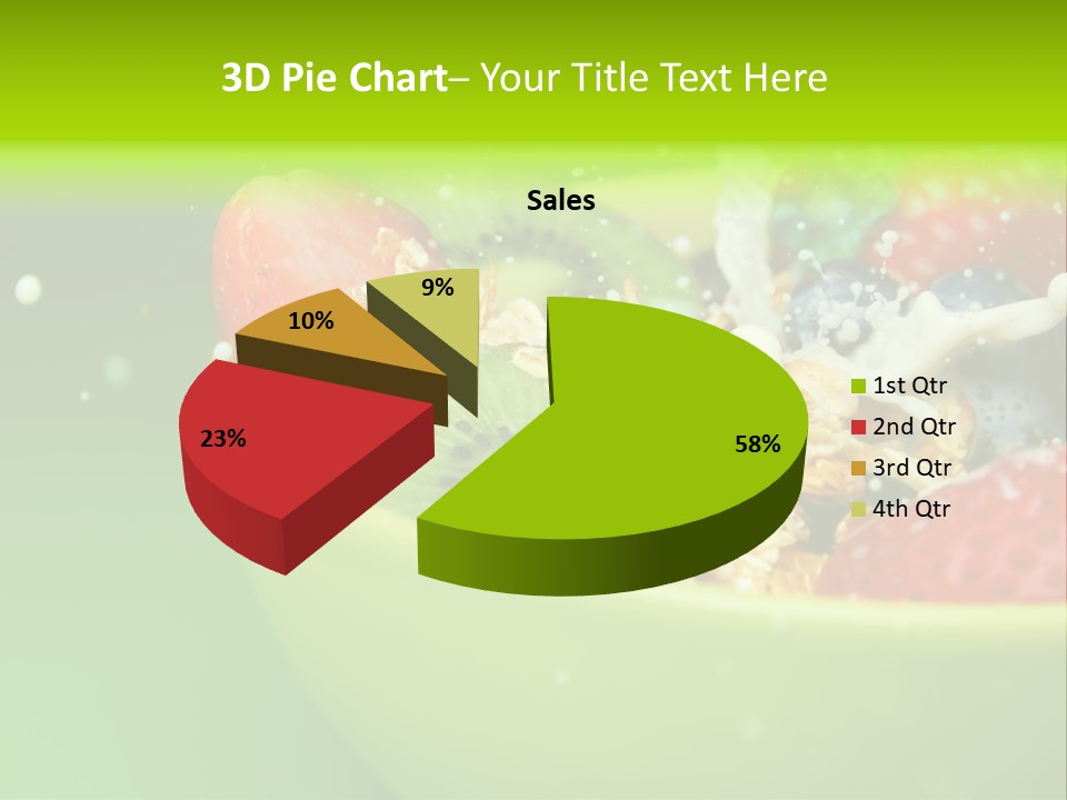 Raw Red Strawberry PowerPoint Template