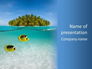 Nature Coral Sky PowerPoint Template