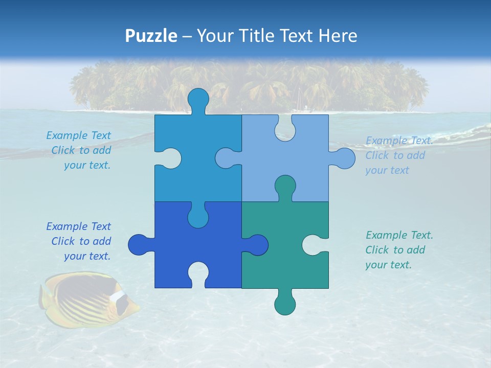 Nature Coral Sky PowerPoint Template