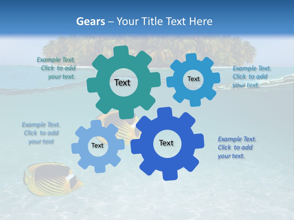 Nature Coral Sky PowerPoint Template