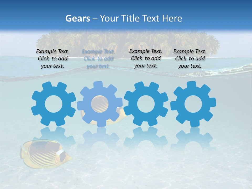 Nature Coral Sky PowerPoint Template