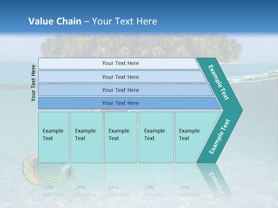 Nature Coral Sky PowerPoint Template