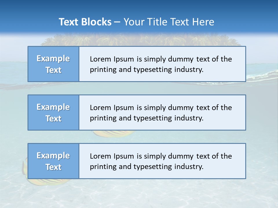 Nature Coral Sky PowerPoint Template