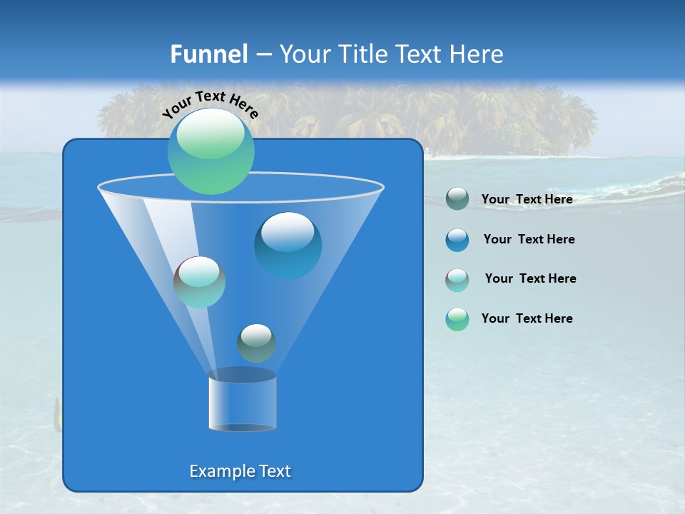Nature Coral Sky PowerPoint Template