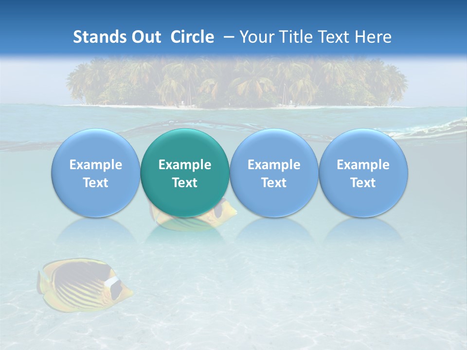 Nature Coral Sky PowerPoint Template