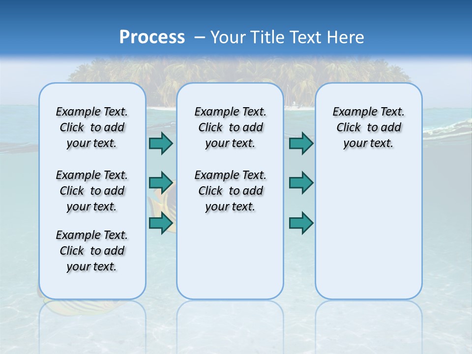 Nature Coral Sky PowerPoint Template