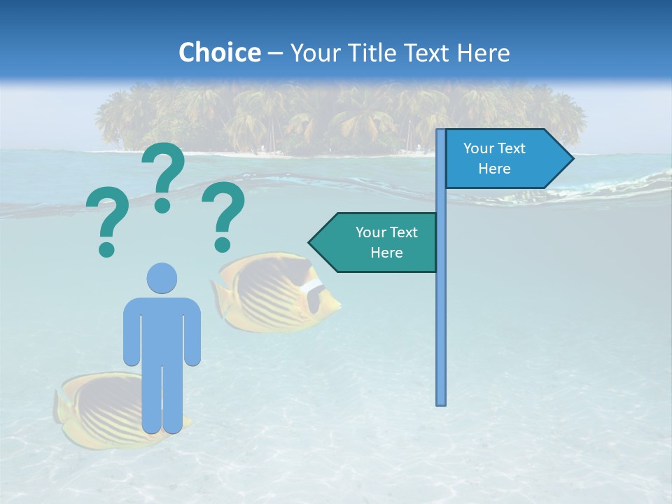 Nature Coral Sky PowerPoint Template