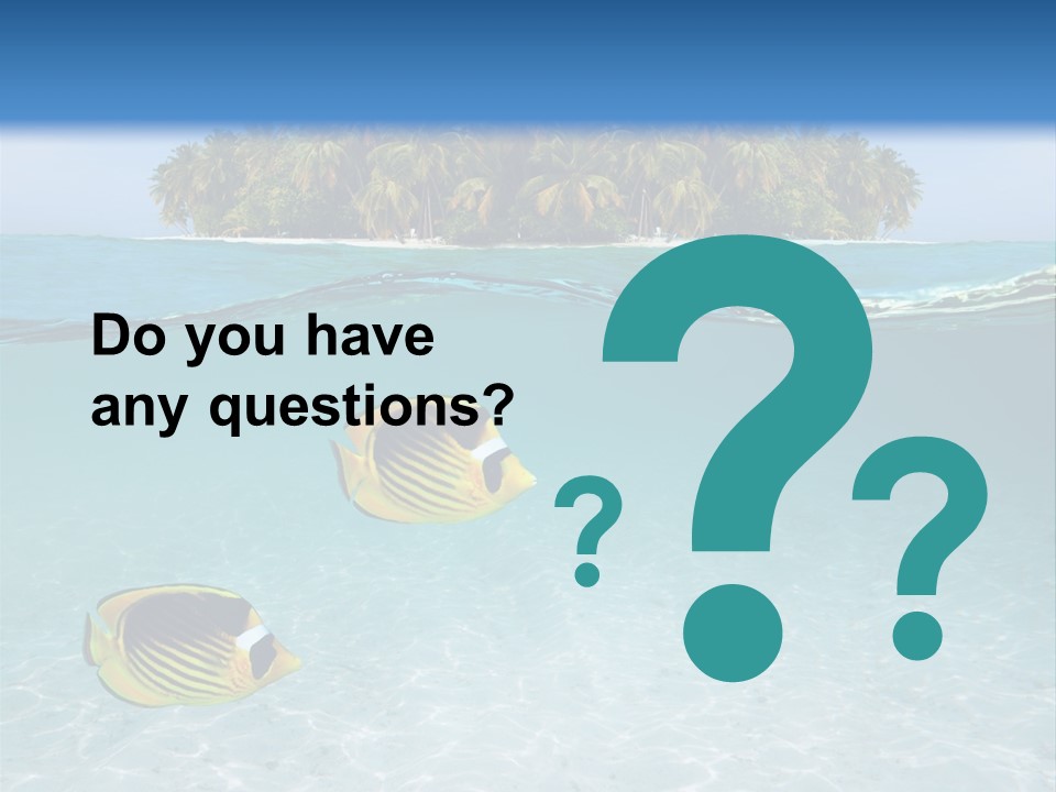 Nature Coral Sky PowerPoint Template