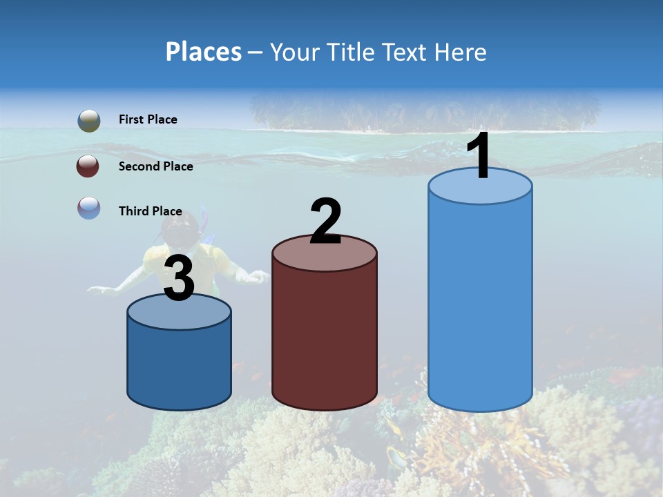 Maldives Reef Fish PowerPoint Template