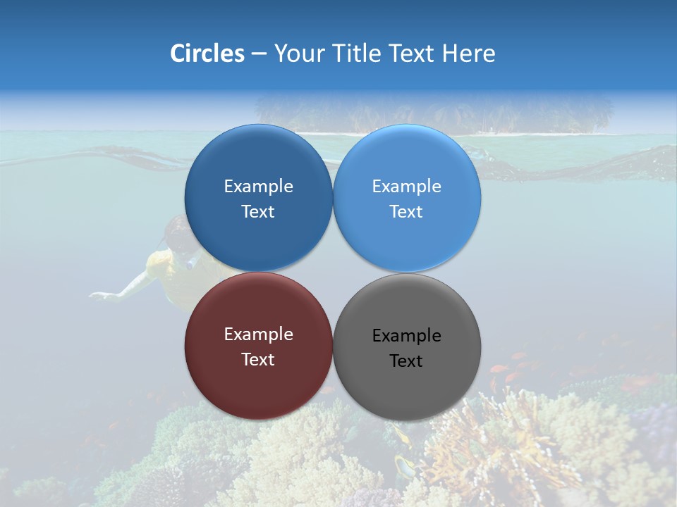 Maldives Reef Fish PowerPoint Template