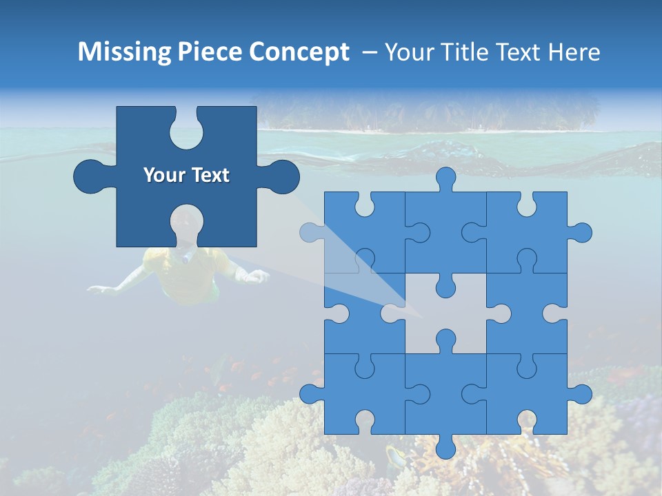 Maldives Reef Fish PowerPoint Template