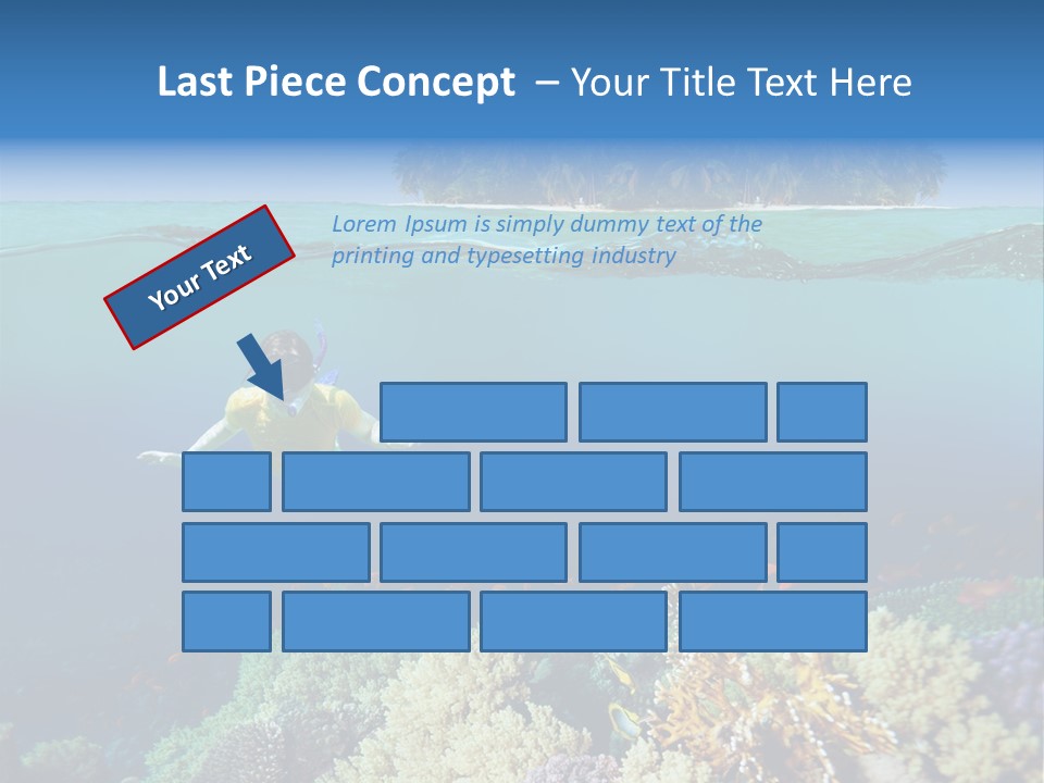 Maldives Reef Fish PowerPoint Template