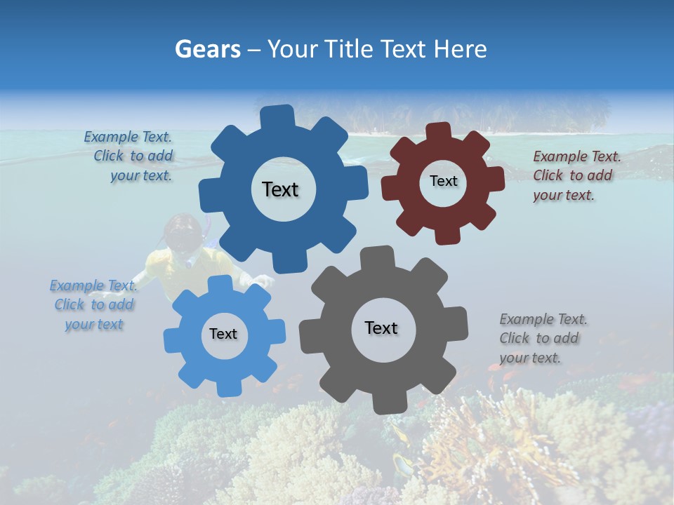 Maldives Reef Fish PowerPoint Template