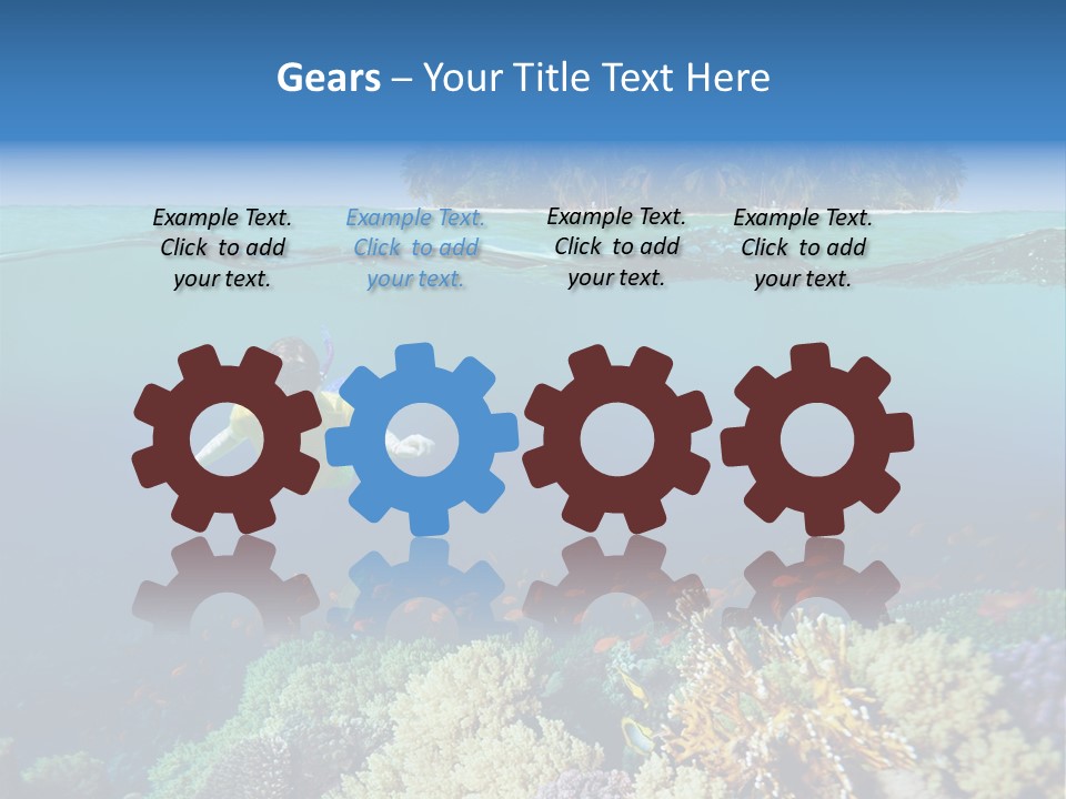 Maldives Reef Fish PowerPoint Template