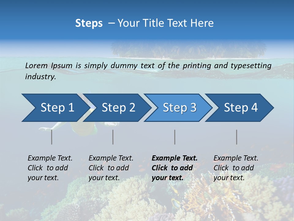 Maldives Reef Fish PowerPoint Template
