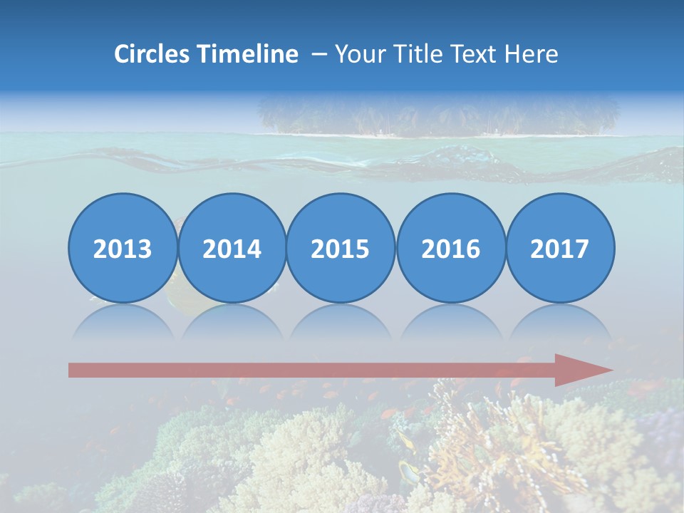 Maldives Reef Fish PowerPoint Template