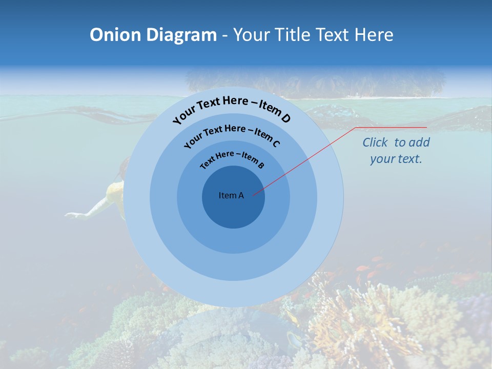Maldives Reef Fish PowerPoint Template