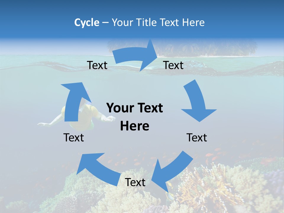 Maldives Reef Fish PowerPoint Template