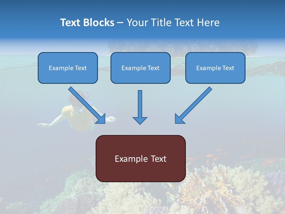Maldives Reef Fish PowerPoint Template