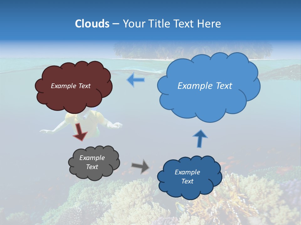 Maldives Reef Fish PowerPoint Template