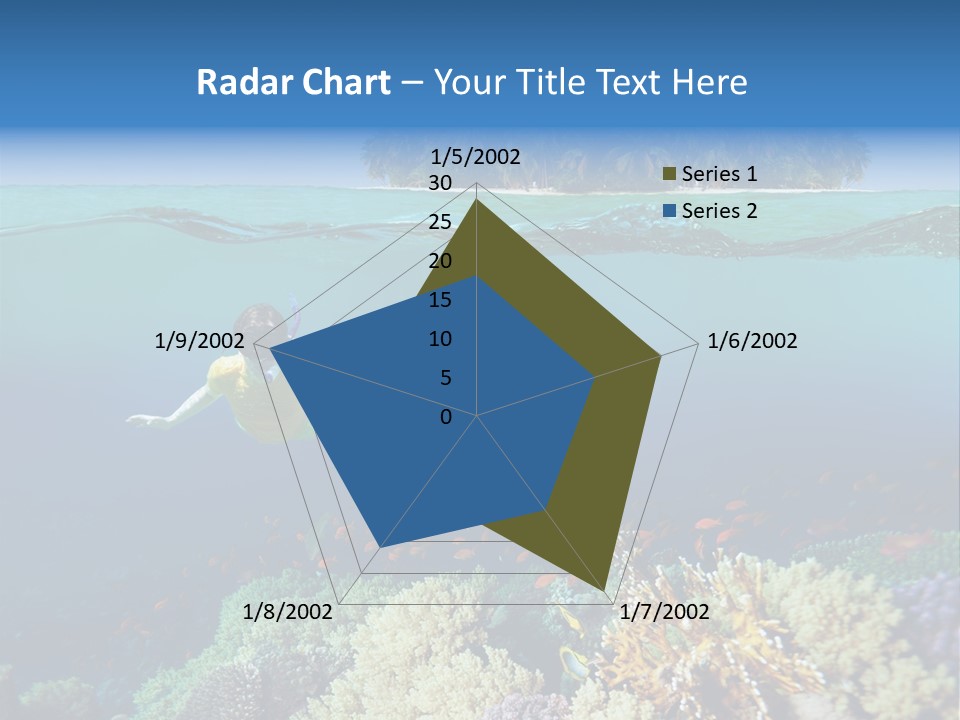 Maldives Reef Fish PowerPoint Template