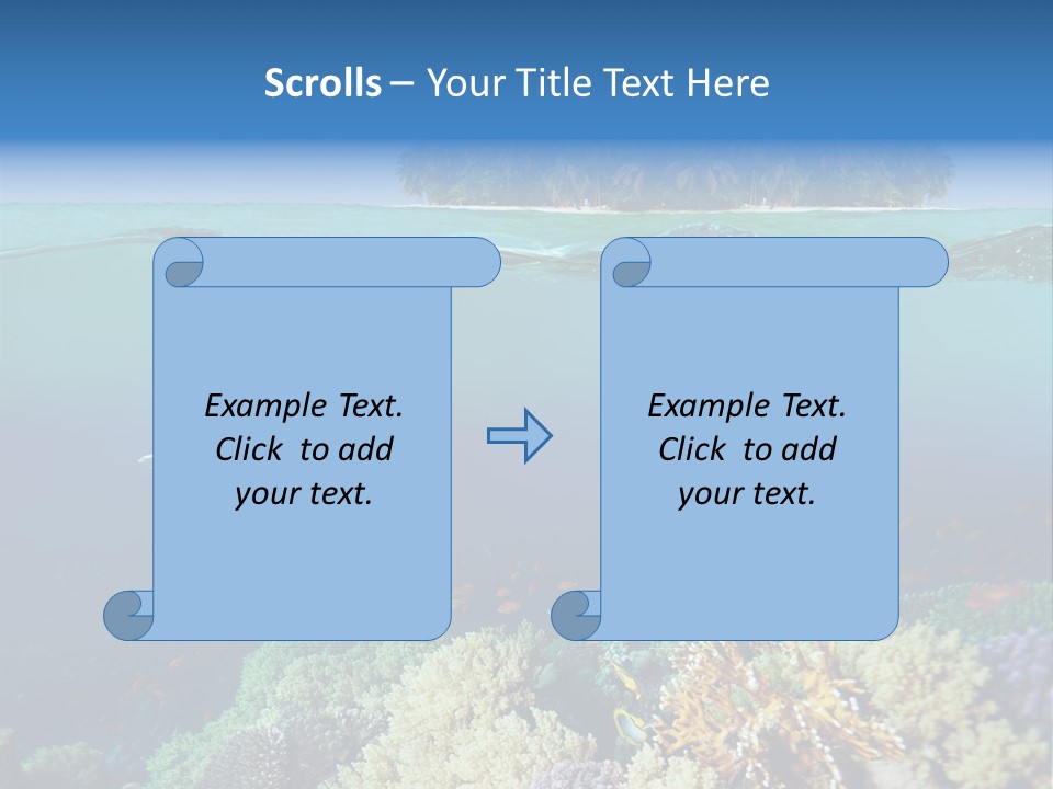 Maldives Reef Fish PowerPoint Template