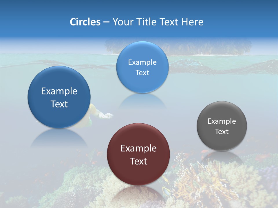 Maldives Reef Fish PowerPoint Template